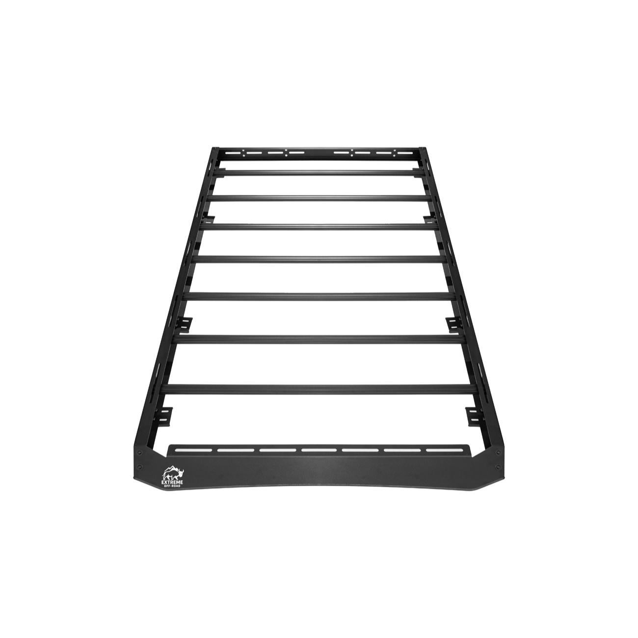 2018-Up Jeep Wrangler | Carbon Steel Black Full-Length Roof Cargo Rack Ladder