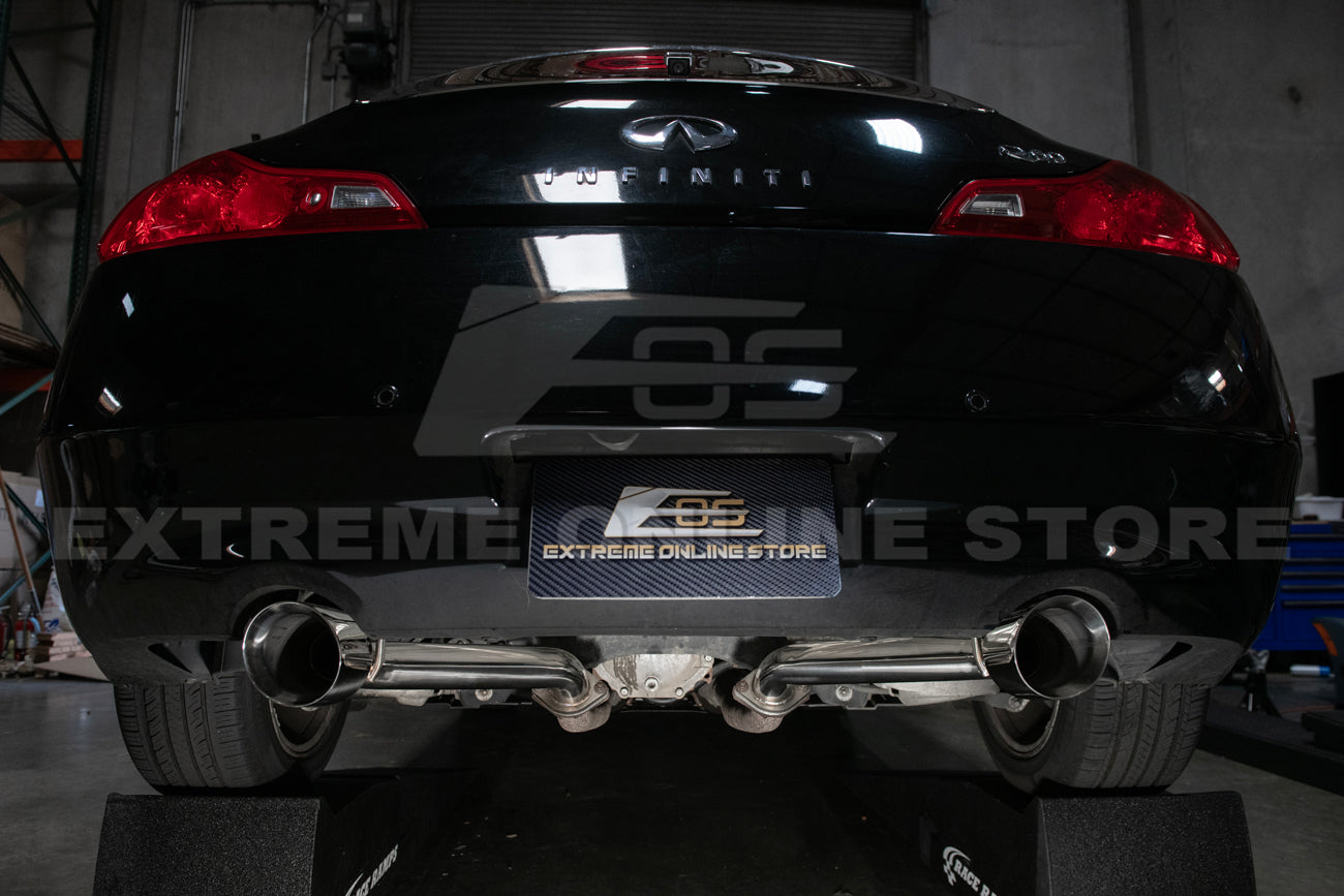 Nissan 370Z | Infiniti Q60 | G37 Coupe Axle Back 4.5" Dual Tips Exhaust