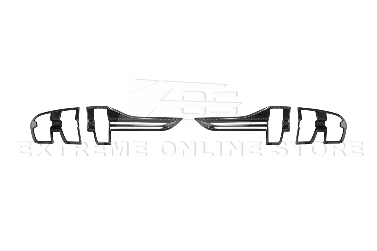2021+ Ford Mustang Mach-E DRY Carbon Fiber Rear Tail Light Bezel Cover