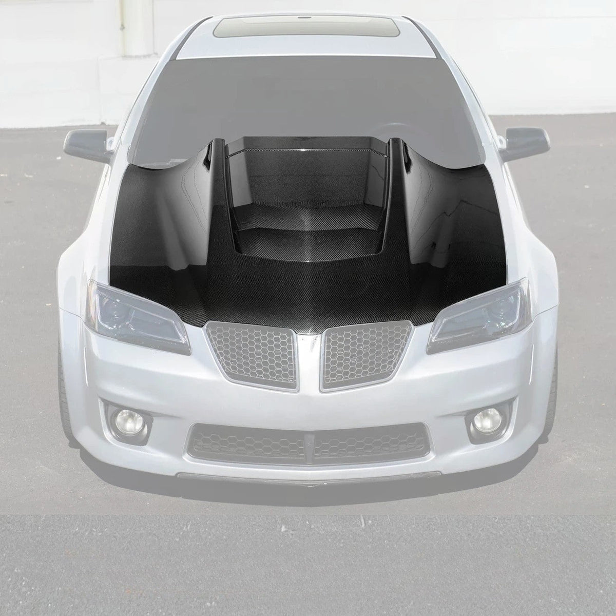 Blemished / Outlet - 2008-09 Pontiac G8 ZR1 CARBON FIBER Front Bumper Hood Vented Cover