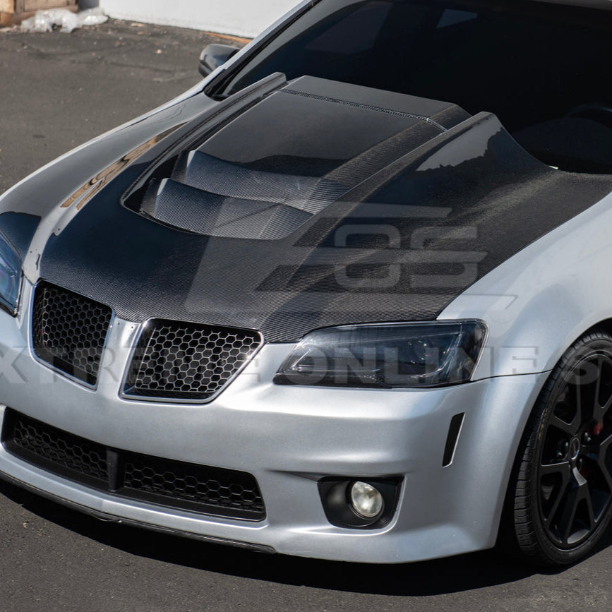 Blemished / Outlet - 2008-09 Pontiac G8 ZR1 CARBON FIBER Front Bumper Hood Vented Cover