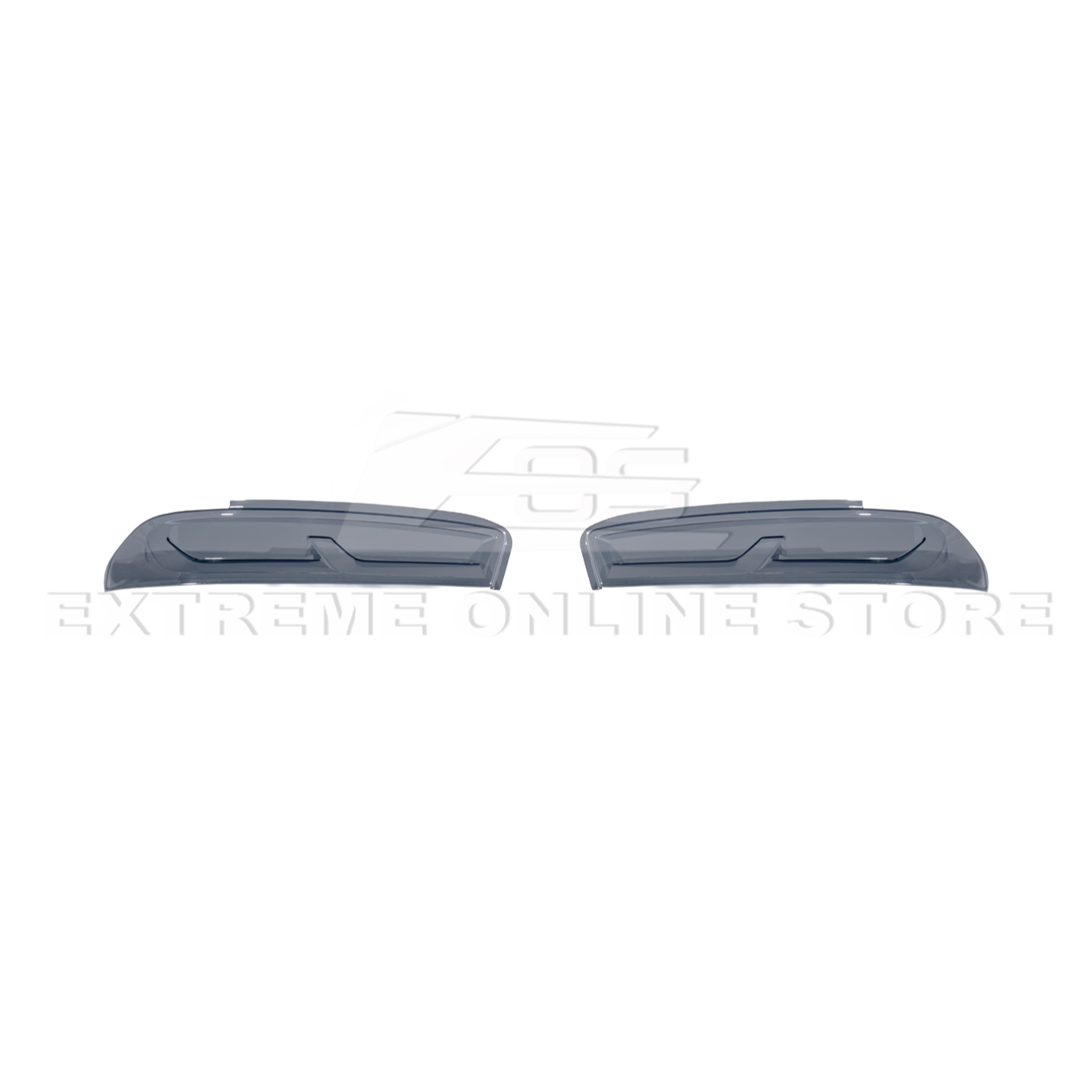 2016-18 Chevrolet Camaro SMOKE TINTED Rear Tail Light Trim Bezel Cover Pair