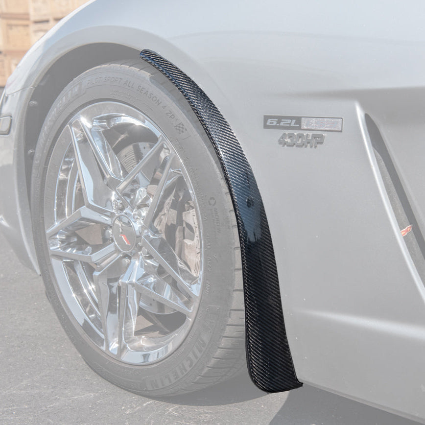 Chevrolet Corvette C6 Base Front Guards Mud Flaps