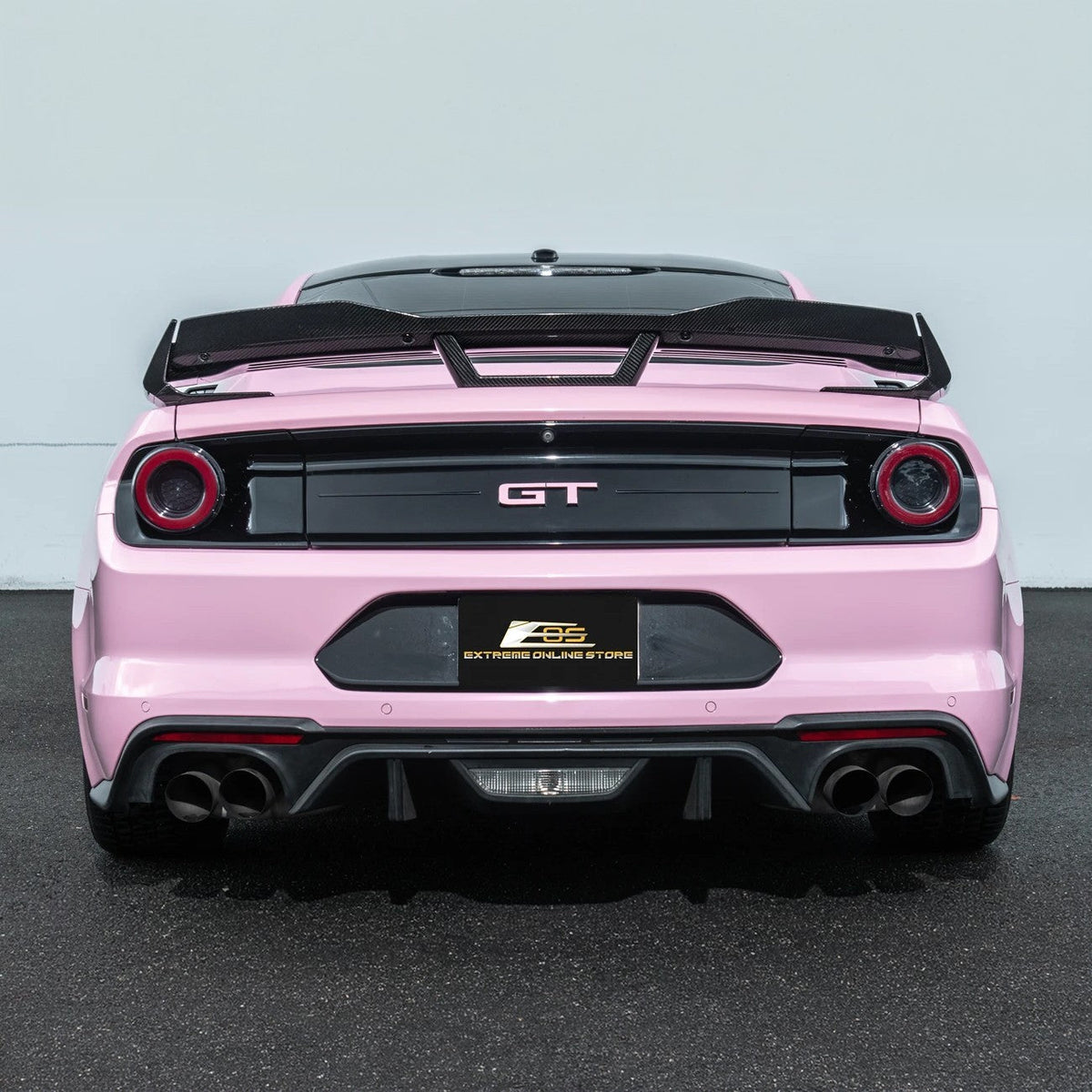2015-2023 Mustang | Dark Horse Style Carbon Fiber Rear Wickerbill Spoiler