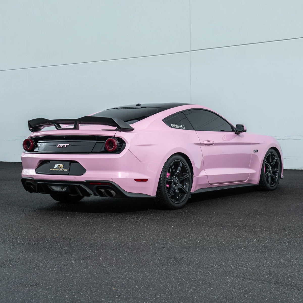 2015-2023 Mustang | Dark Horse Style Carbon Fiber Rear Wickerbill Spoiler