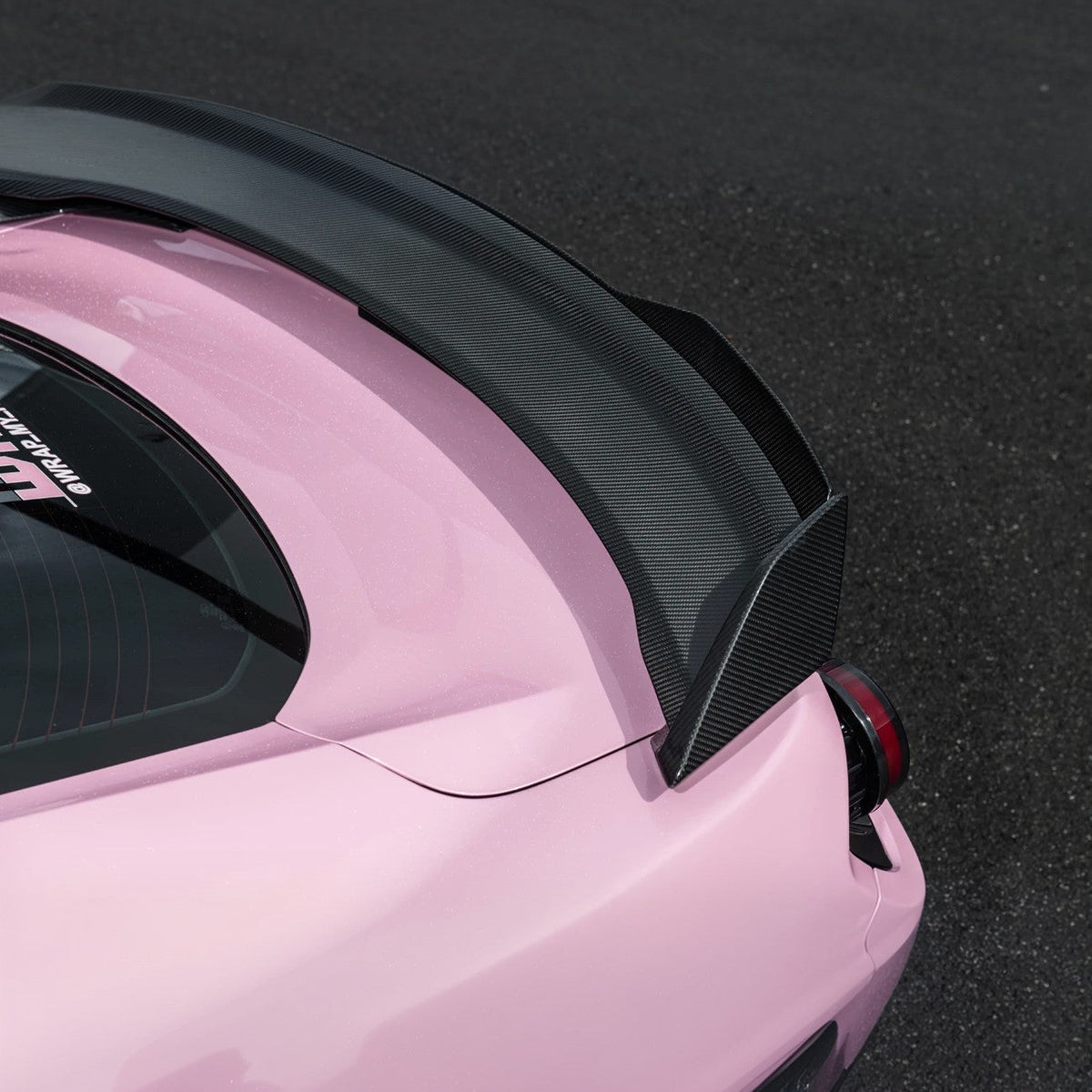 2015-2023 Mustang | Dark Horse Style Carbon Fiber Rear Wickerbill Spoiler