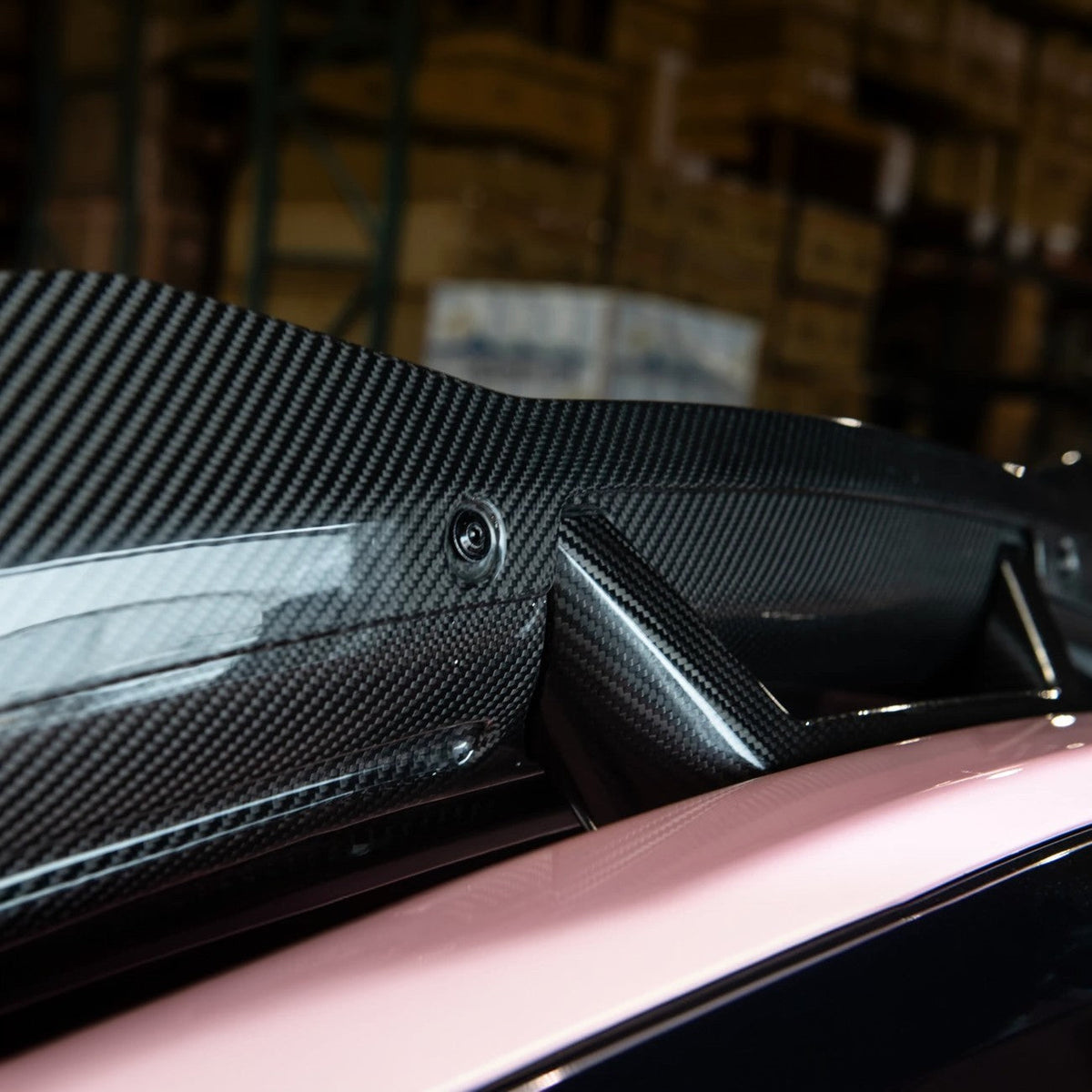 2015-2023 Mustang | Dark Horse Style Carbon Fiber Rear Wickerbill Spoiler