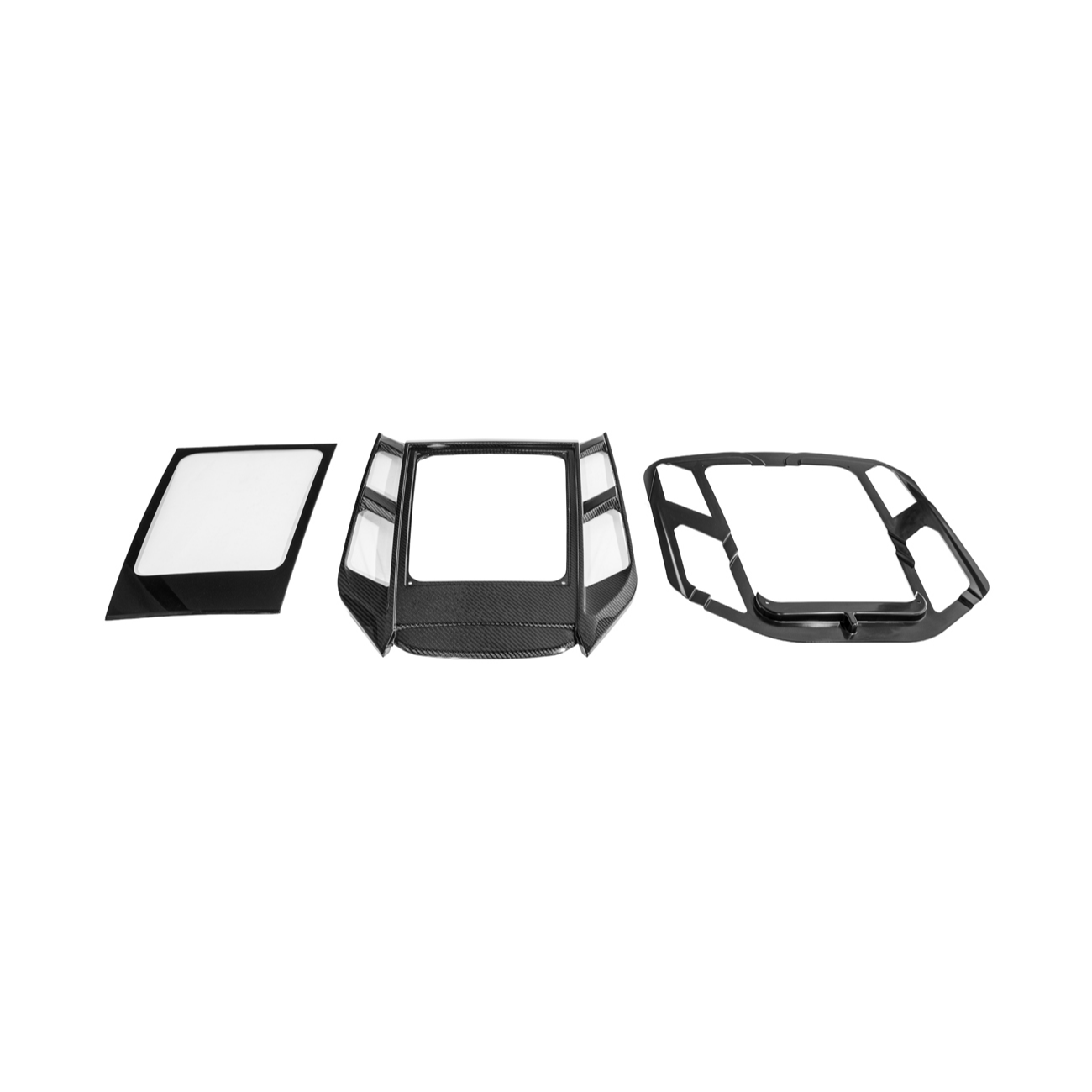 2020-Up Corvette C8 Convertible Rear Hatch Upper HTC Tonneau Window Inserts