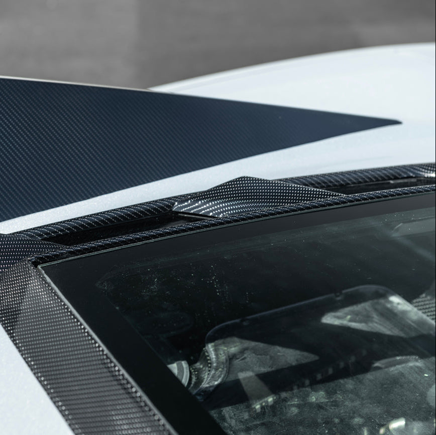 2020-Up Corvette C8 Convertible Rear Hatch Upper HTC Tonneau Window Inserts