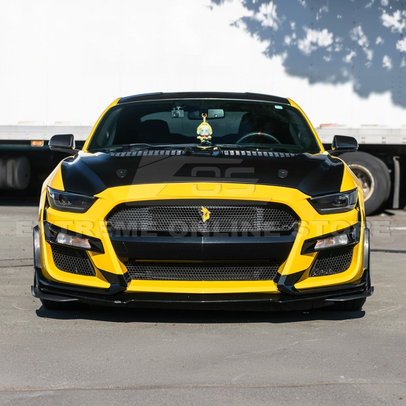 2015-17 Ford Mustang | S650 GTD Style Aluminum Front Hood Vented Cover
