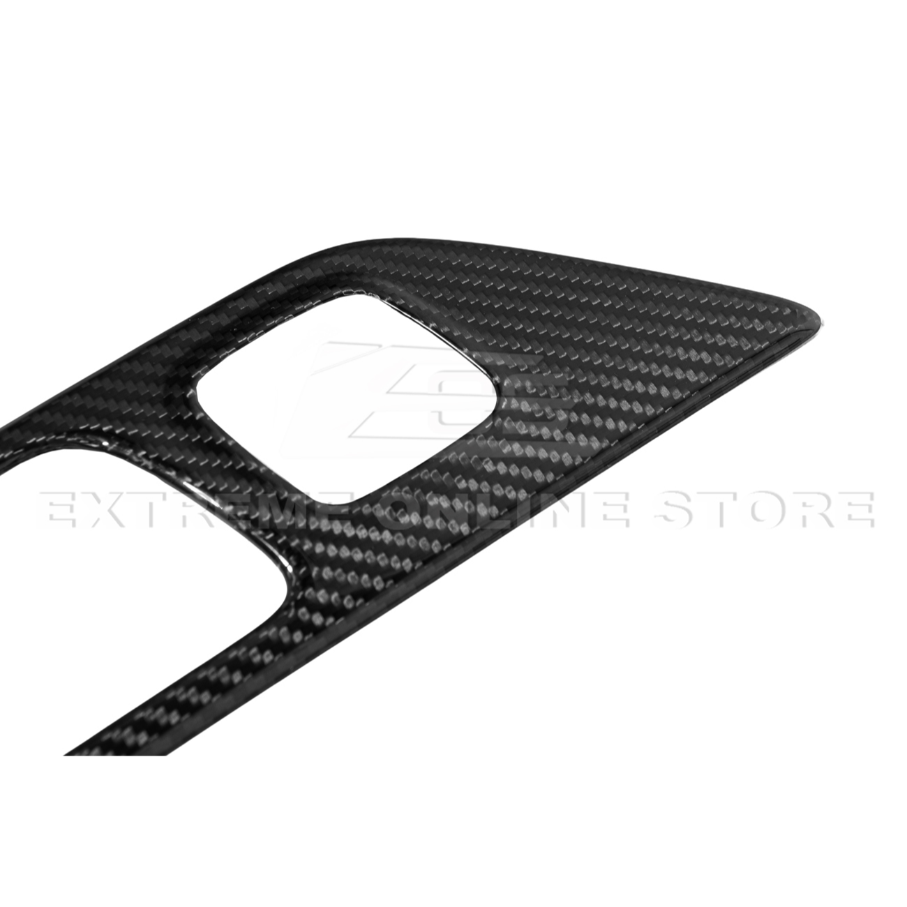 2015-Up Ford Mustang DRY CARBON FIBER Door Handle Panel Cover