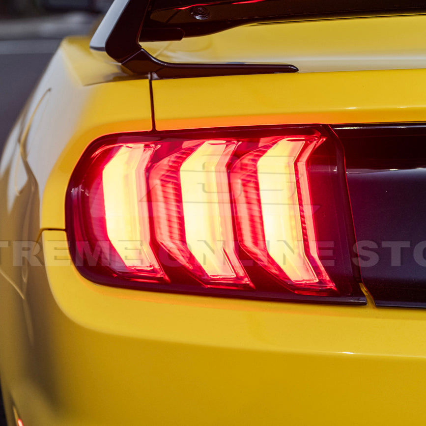 2015-23 Ford Mustang Signal LED XB RED / Clear Rear Taillight