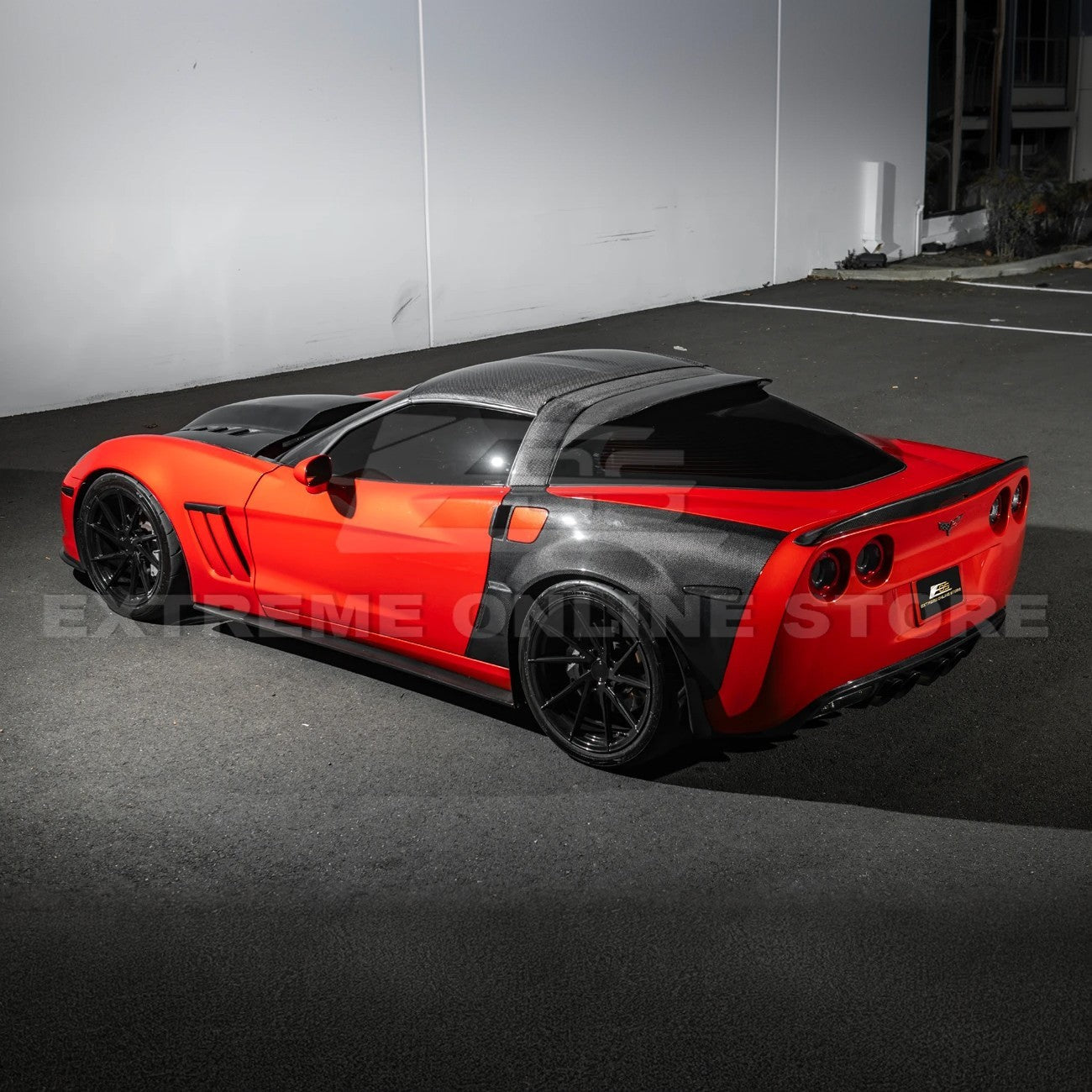 Corvette C6 | EOS Performance CARBON FIBER Rear Roof Wing Lid Spoiler