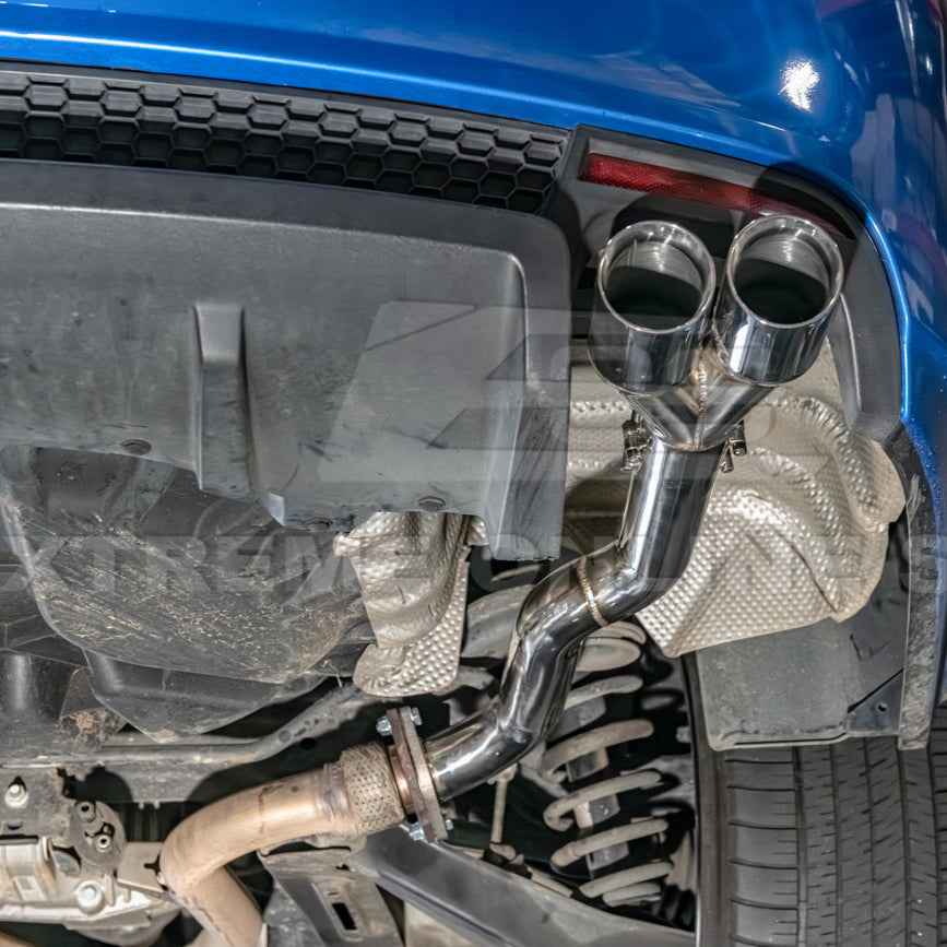 2008-2009 Pontiac G8 T-304 Muffler Delete Quad Tips Axle Back Exhaust