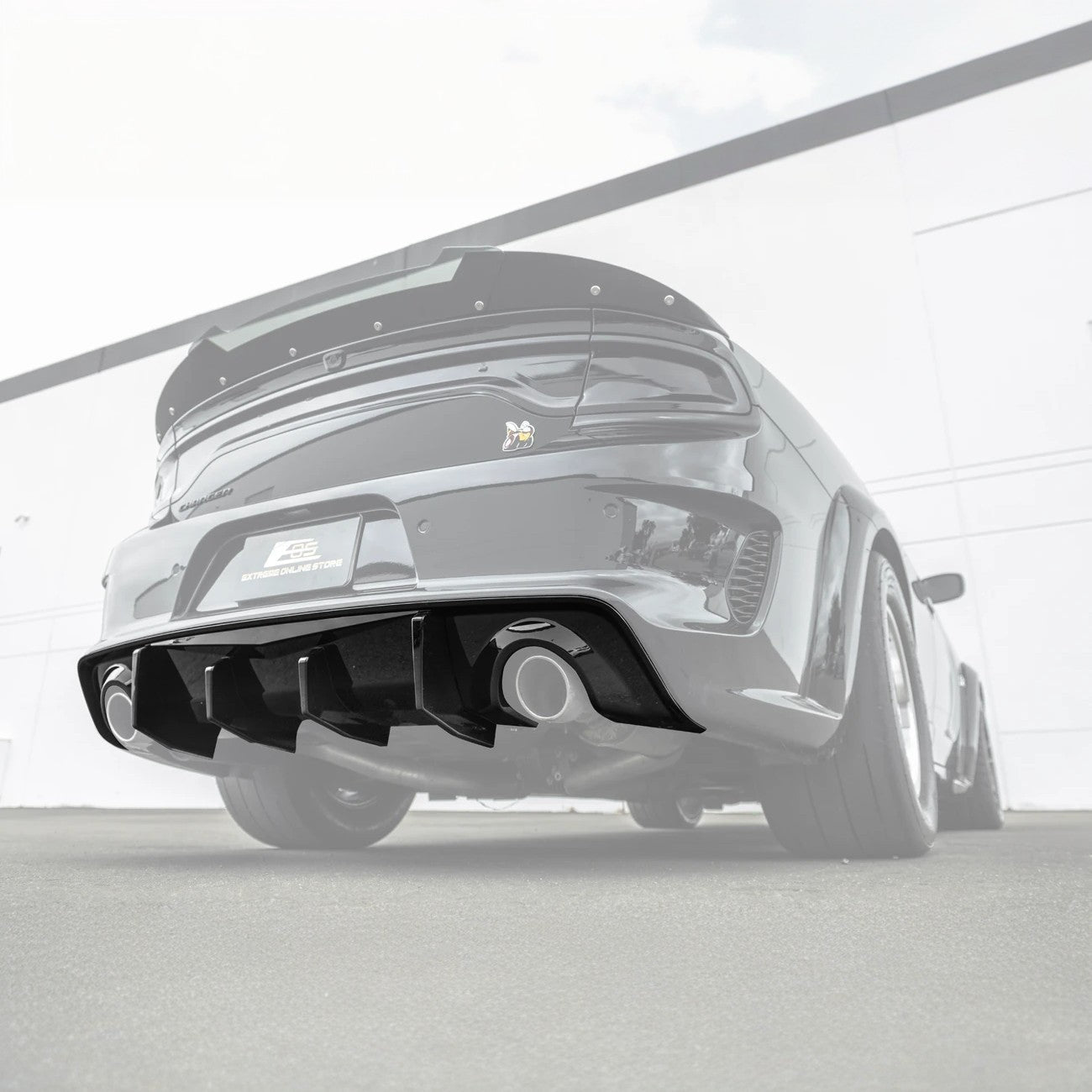 2020-Up Dodge Charger Rear Bumper Exhaust Diffuser