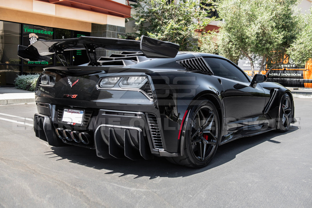 Blemished / Outlet - Corvette C7 ZR1 DRY Carbon Fiber Rear Wing Spoiler