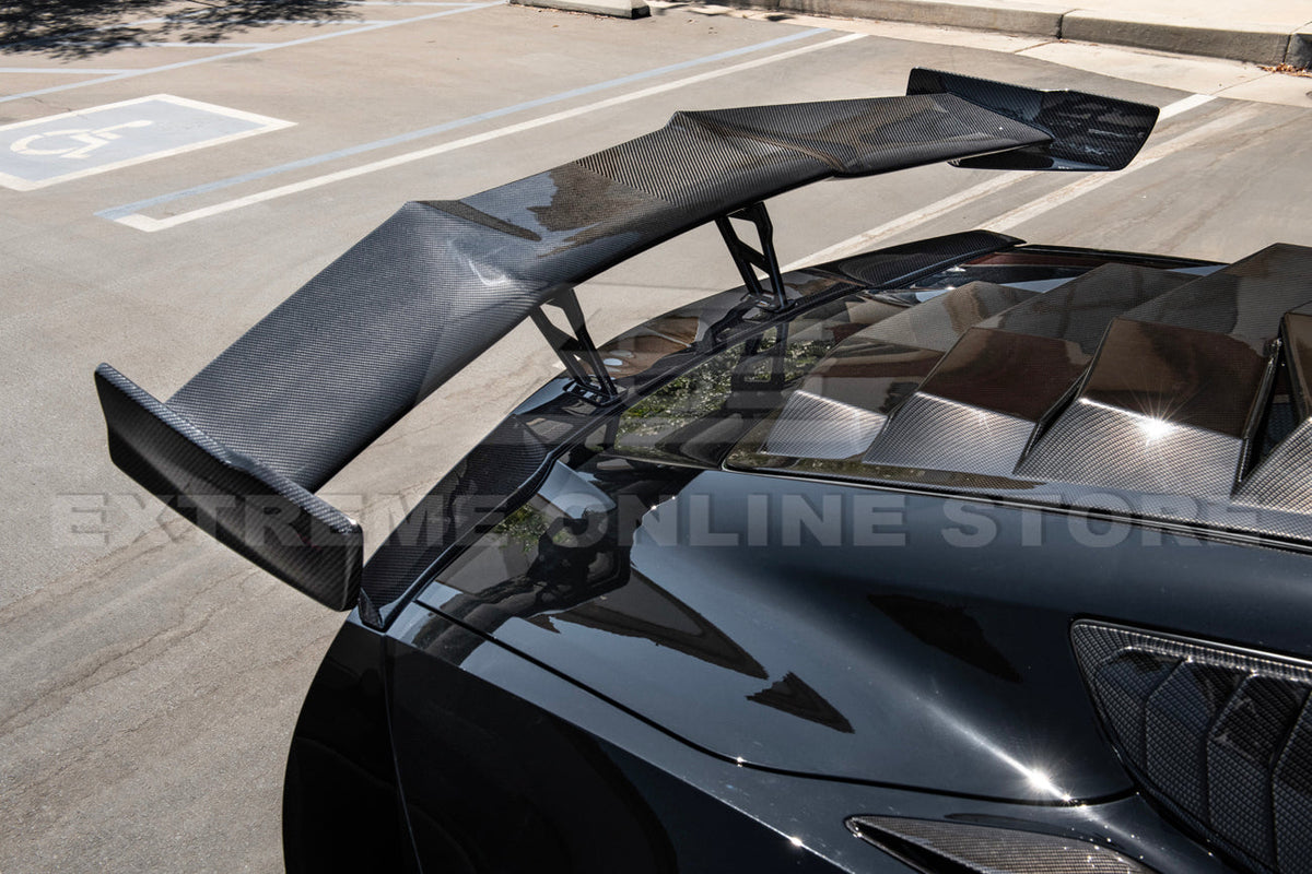 Blemished / Outlet - Corvette C7 ZR1 DRY Carbon Fiber Rear Wing Spoiler