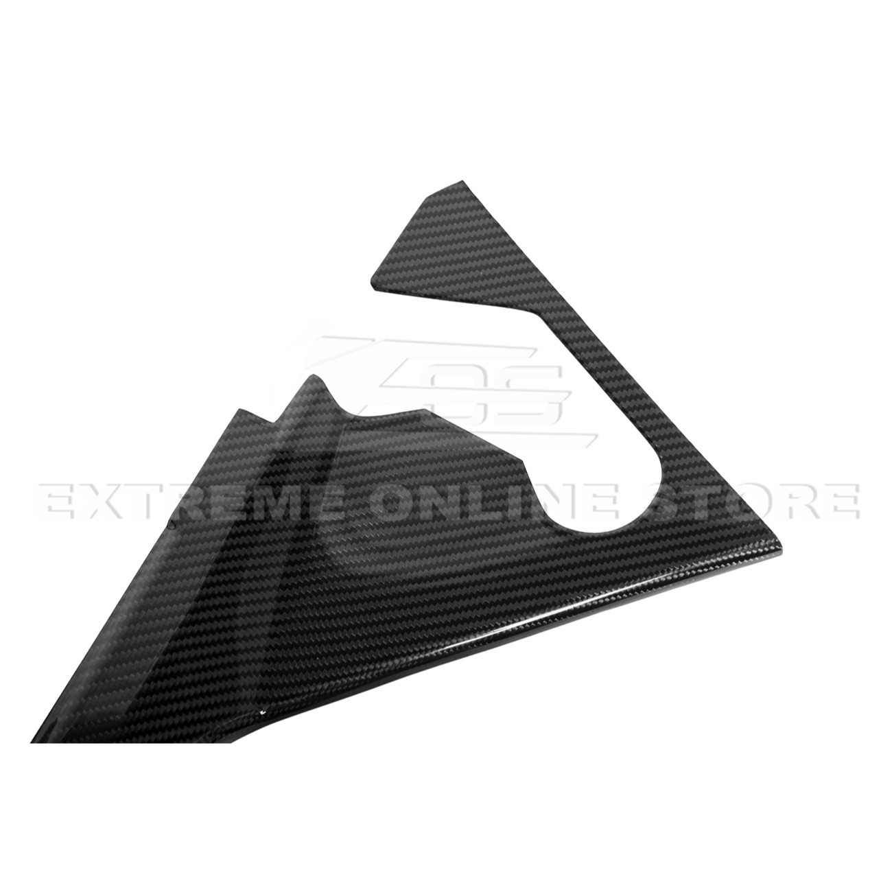 Chevrolet Corvette C8 DRY CARBON FIBER Engine Bay Corner Vent Cover