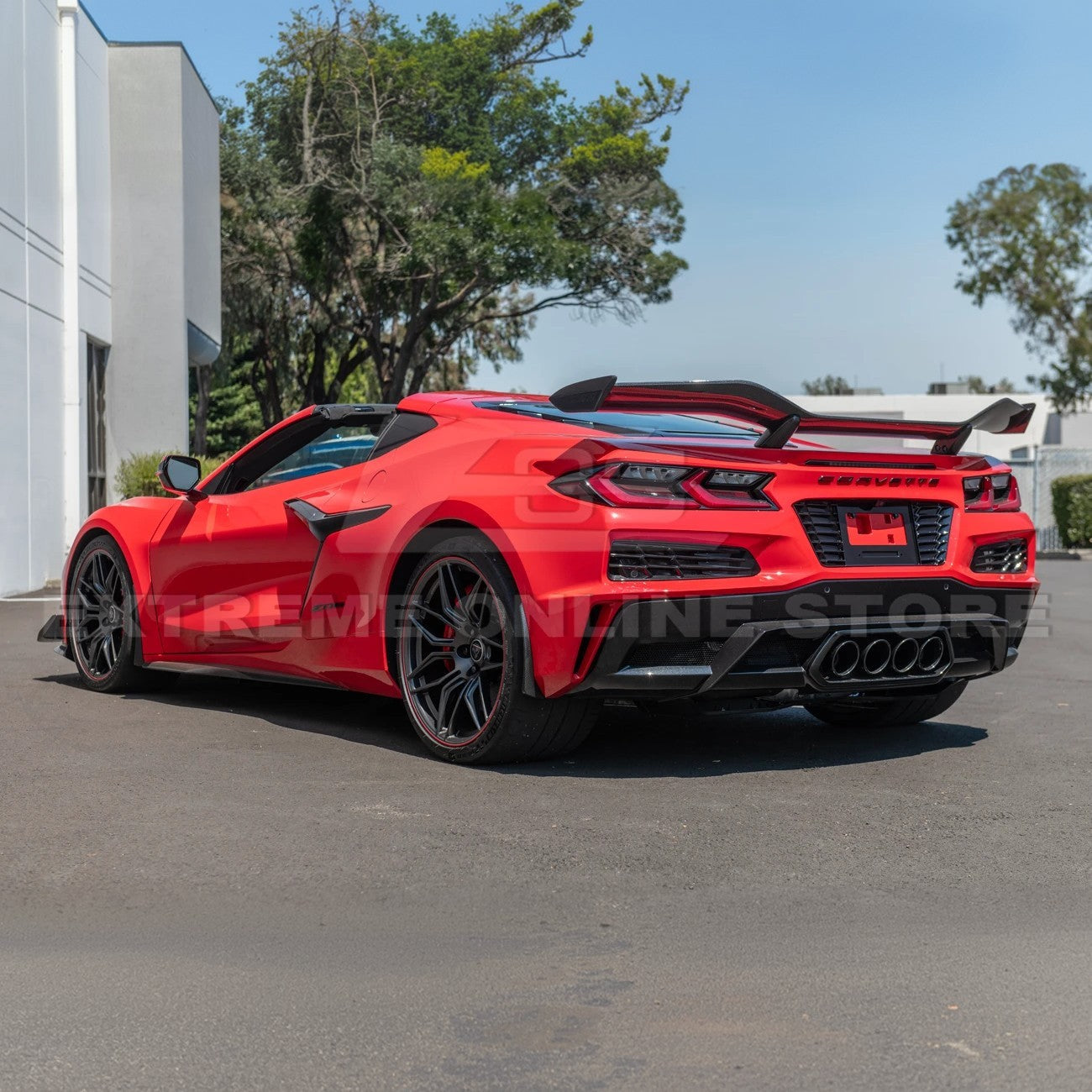 Corvette C8 Z06 License Plate Backing