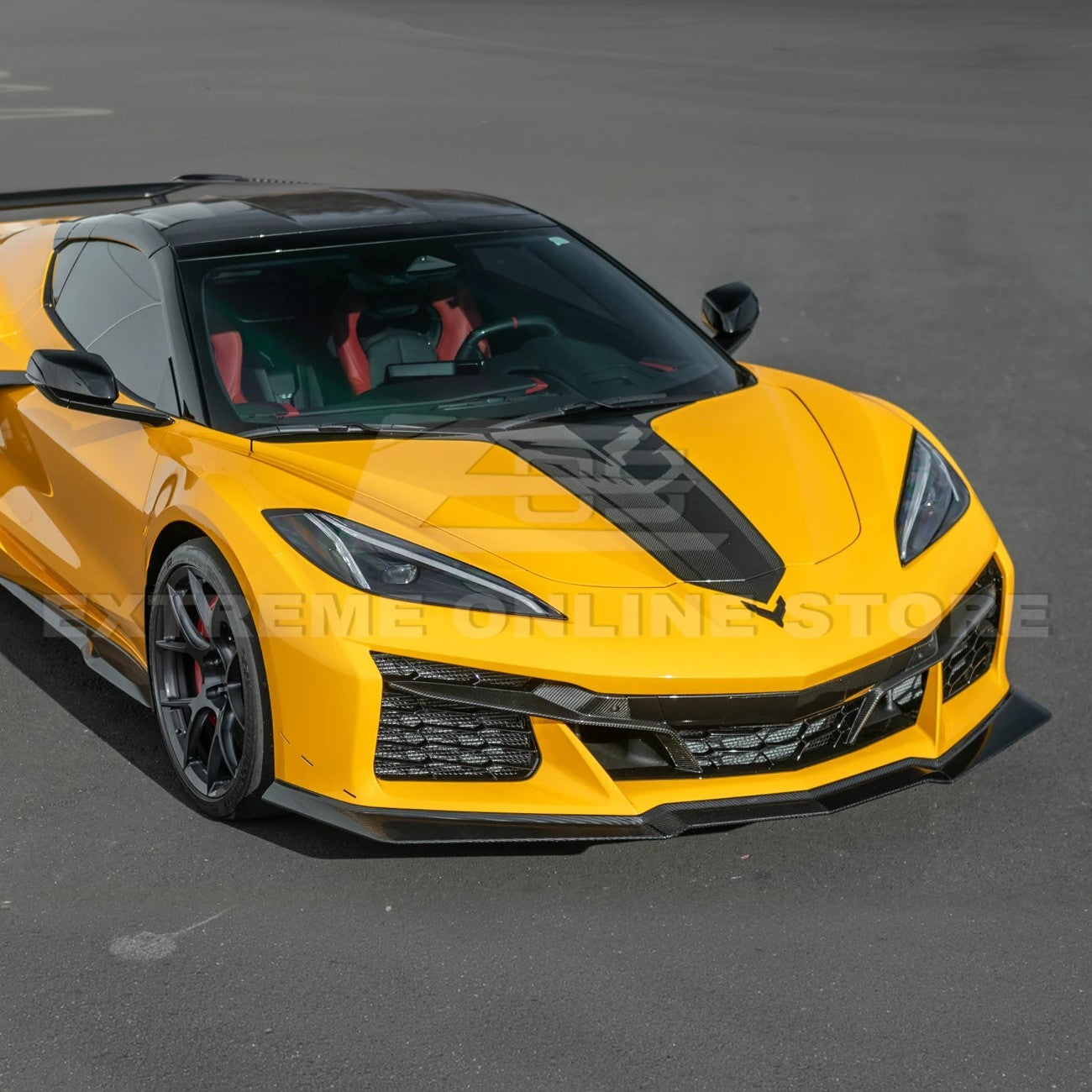 Corvette C8 Z06 / E-Ray DRY CARBON FIBER Front Splitter [Z07 Extended Package]