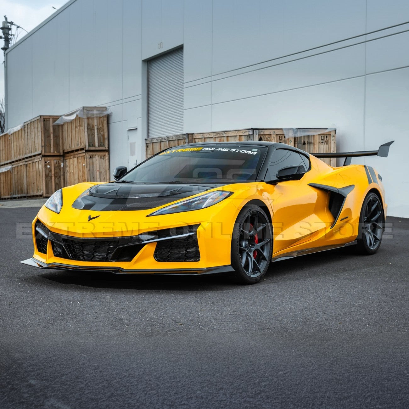 Corvette C8 Z06 / E-Ray DRY CARBON FIBER Front Splitter [Z07 Extended Package]