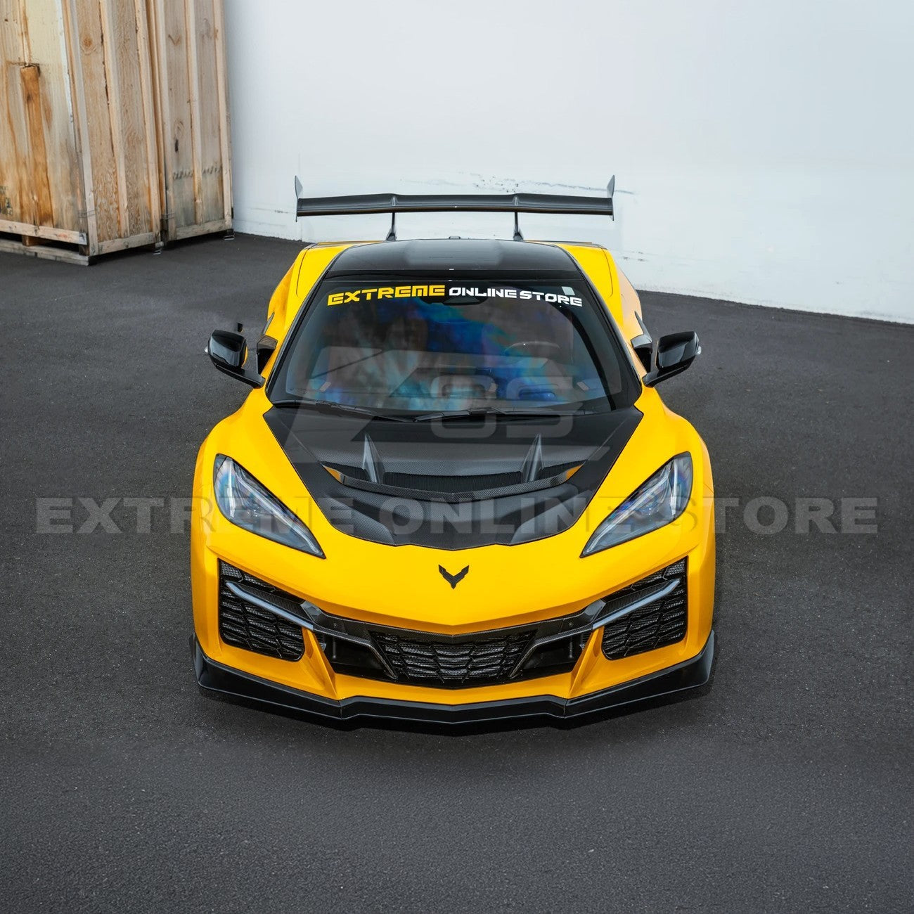 Corvette C8 Z06 / E-Ray DRY CARBON FIBER Front Splitter [Z07 Extended Package]