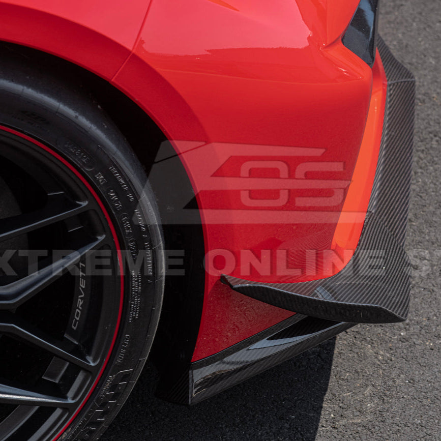 Corvette C8 Z06 / E-Ray DRY CARBON FIBER Front Splitter [Z07 Package]