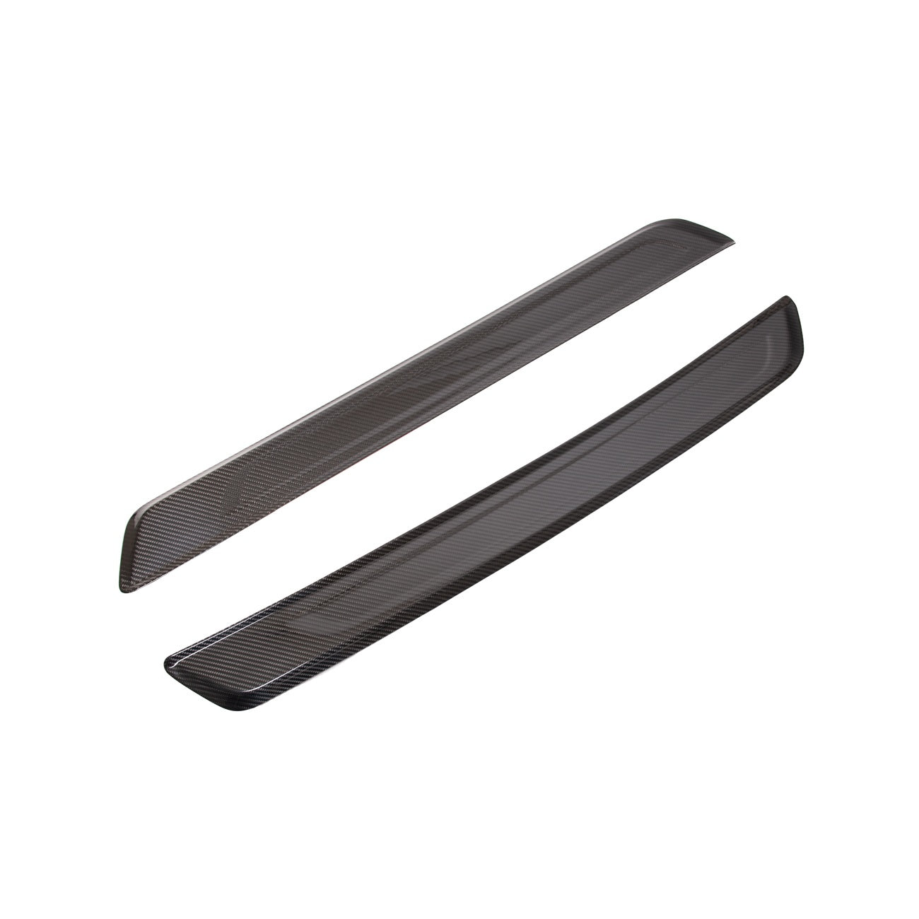 2020-Up Toyota GR Supra Carbon Fiber JDM Factory Style Side Door Sill Plate Cover Pair