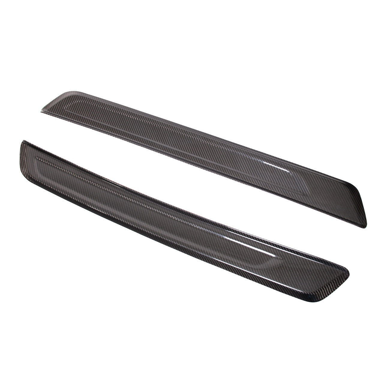 2020-Up Toyota GR Supra Carbon Fiber JDM Factory Style Side Door Sill Plate Cover Pair