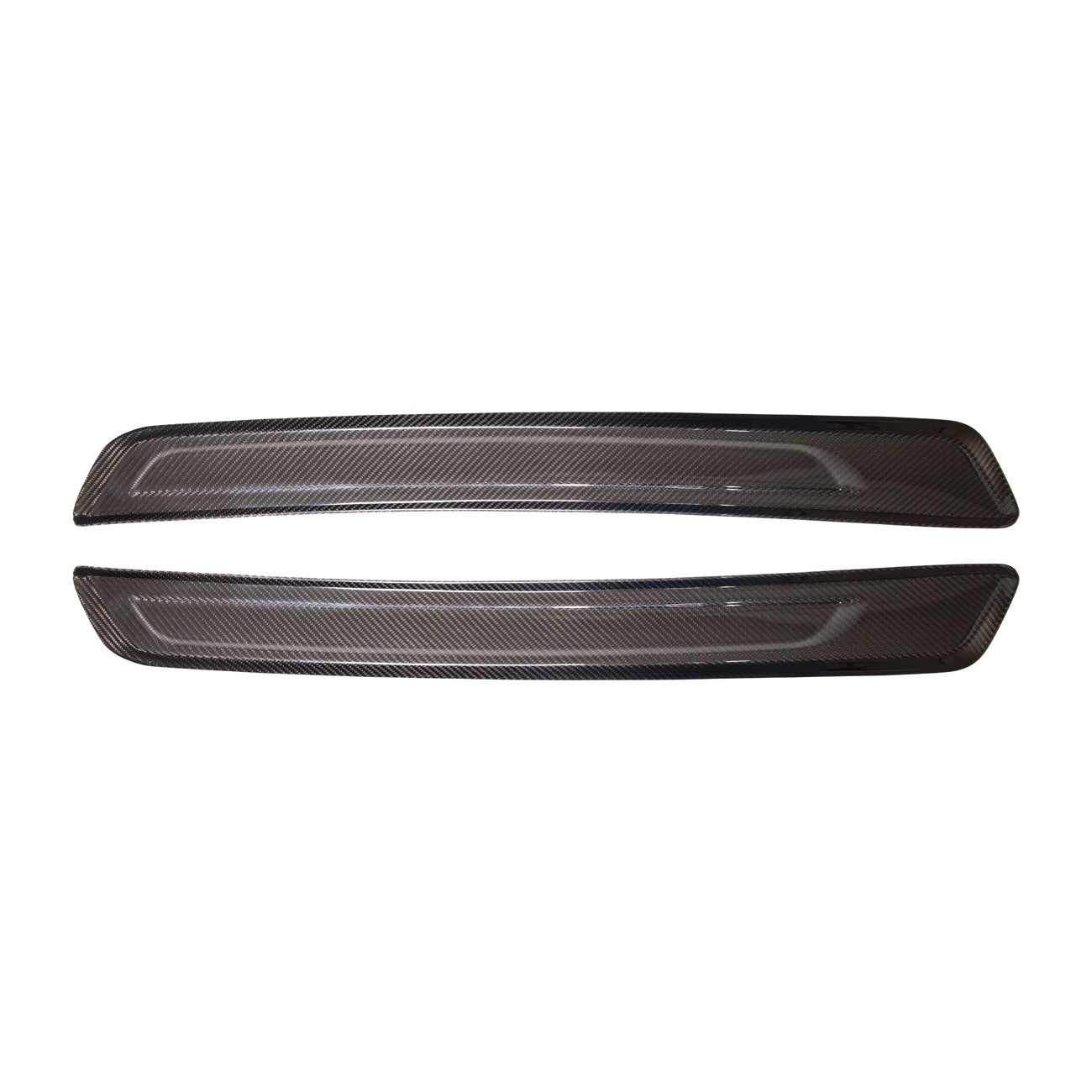 2020-Up Toyota GR Supra Carbon Fiber JDM Factory Style Side Door Sill Plate Cover Pair