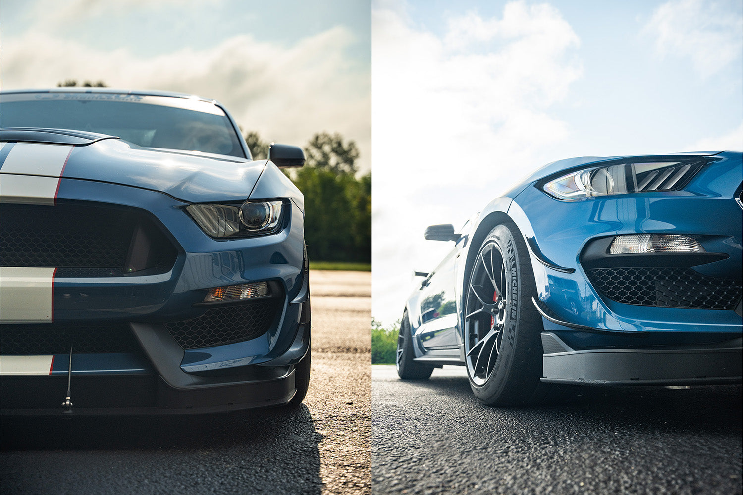 Dual-Element Dive Plane (Canard) Kit - Ford Mustang Shelby GT350