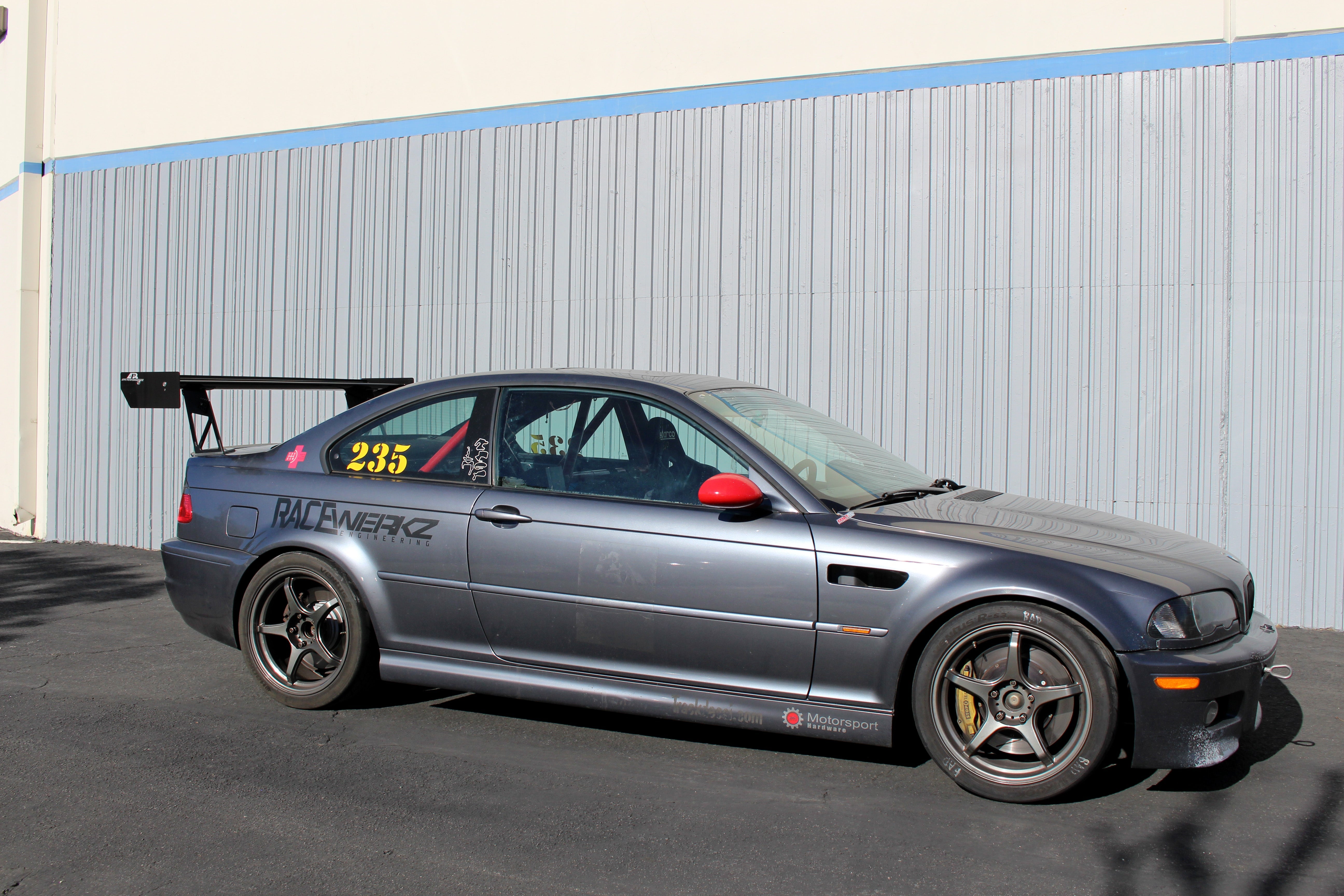 BMW E46 Coupe GT250 Carbon Fiber Adjustable Wing