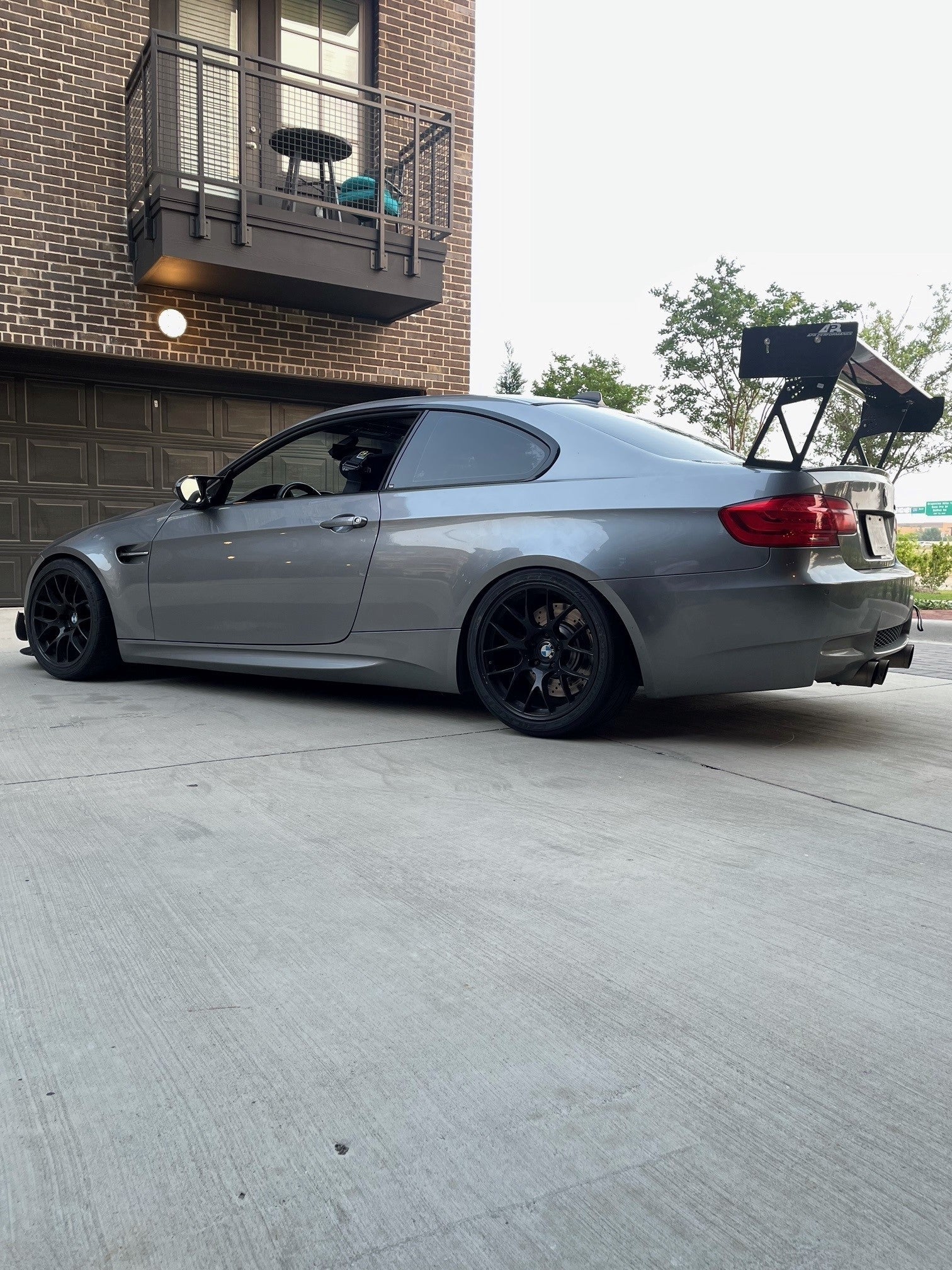 BMW E92 M3 GT250 Carbon Fiber Adjustable Wing