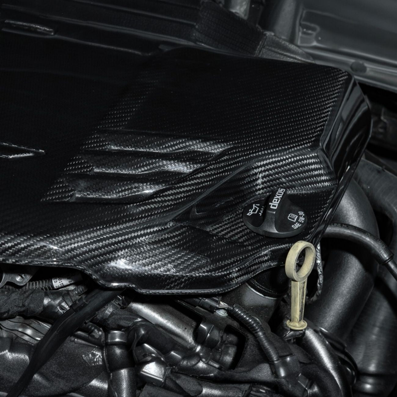2022-Up Cadillac CT5-V Blackwing Dry Carbon Fiber Front Bumper Engine Cover