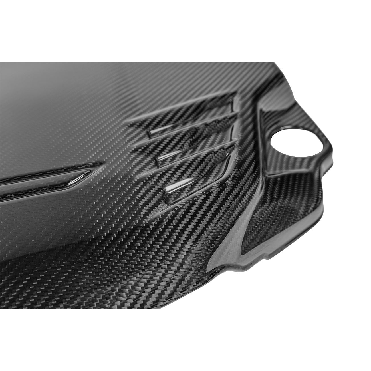 2022-Up Cadillac CT5-V Blackwing Dry Carbon Fiber Front Bumper Engine Cover
