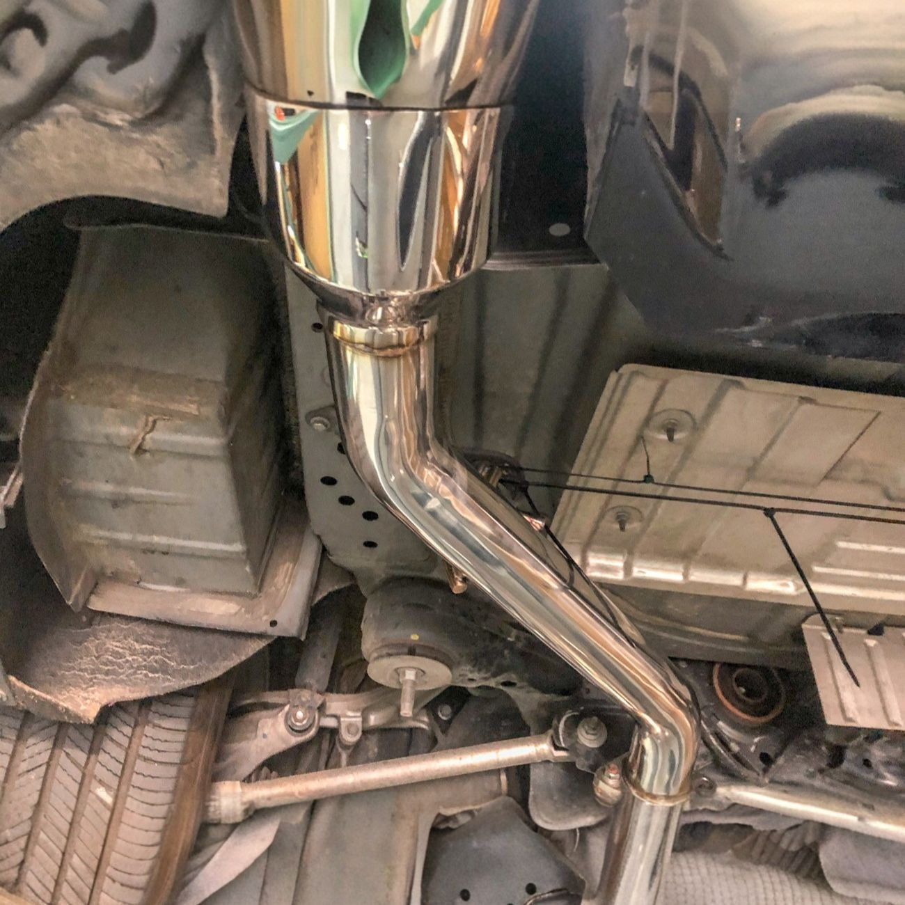 2017-Up Infiniti Q50 Full Cat-Back Dual Tips Exhaust Kit