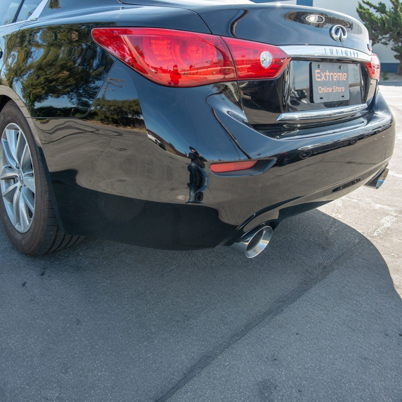 2017-Up Infiniti Q50 Full Cat-Back Dual Tips Exhaust Kit