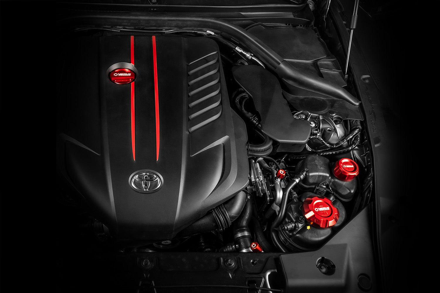 Engine Bay Fluid Cap Kit - Mk5 Toyota Supra