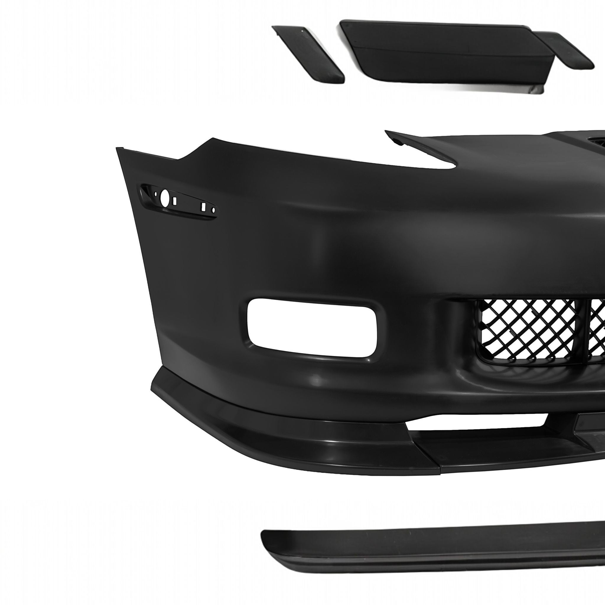 Corvette C6 ZR1 Style Front Bumper Cover Fascia Kit