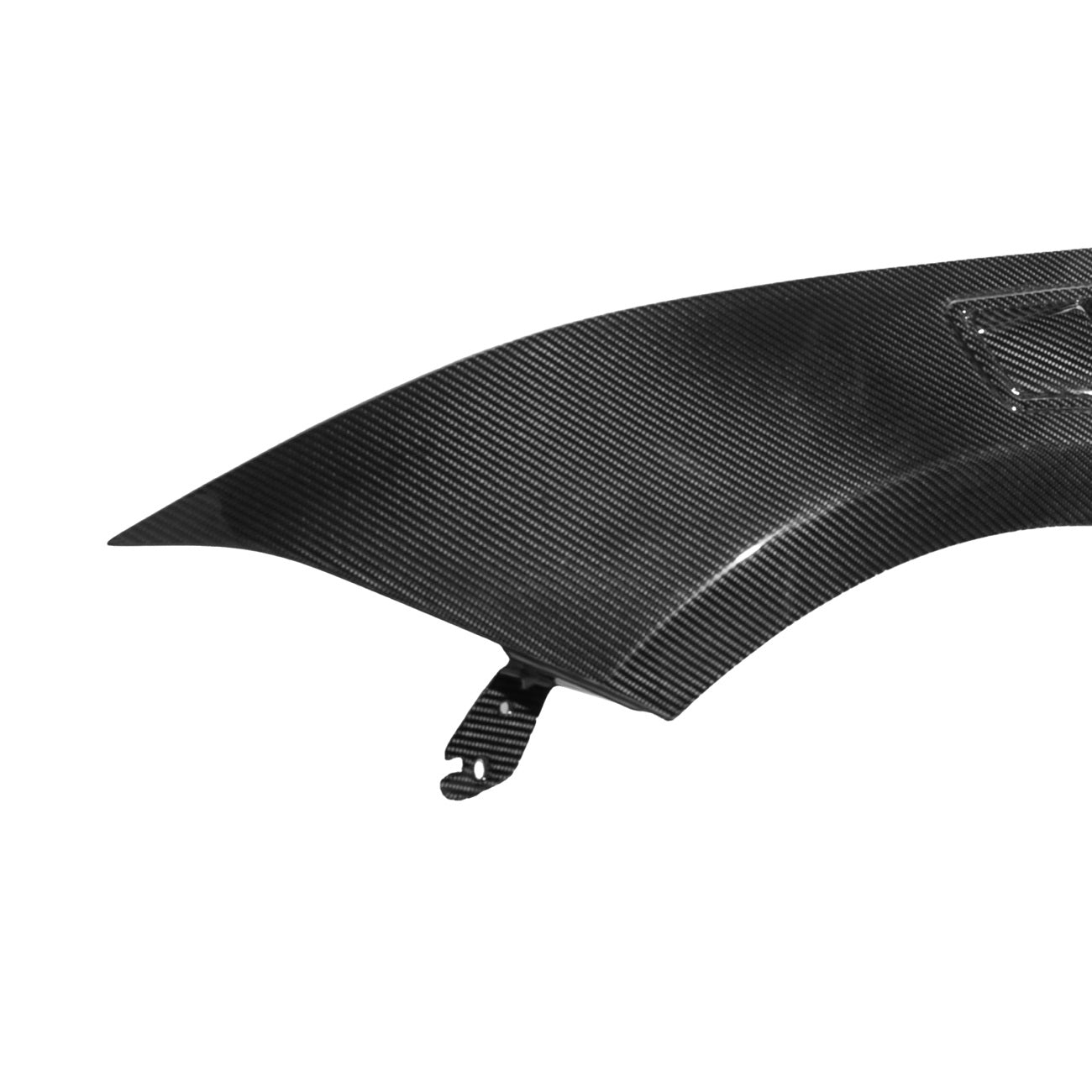 2018-2023 Ford Mustang Dry Carbon Fiber GT500 Style Side Vented Fender Pair