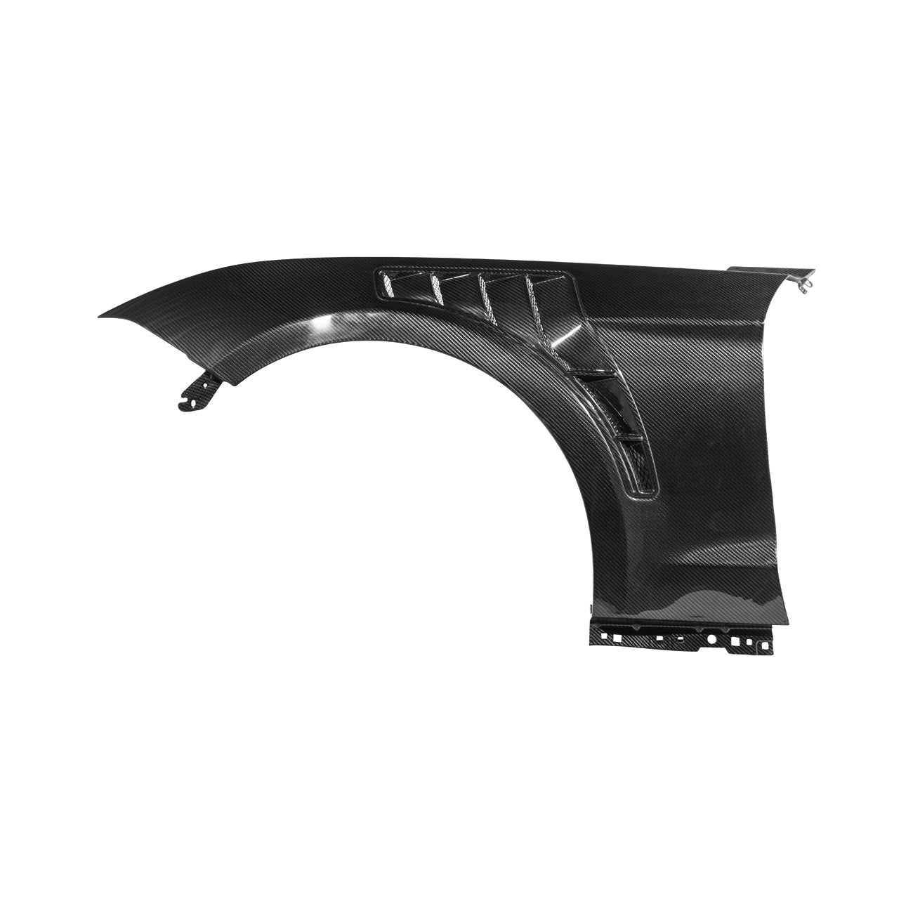 2018-2023 Ford Mustang Dry Carbon Fiber GT500 Style Side Vented Fender Pair