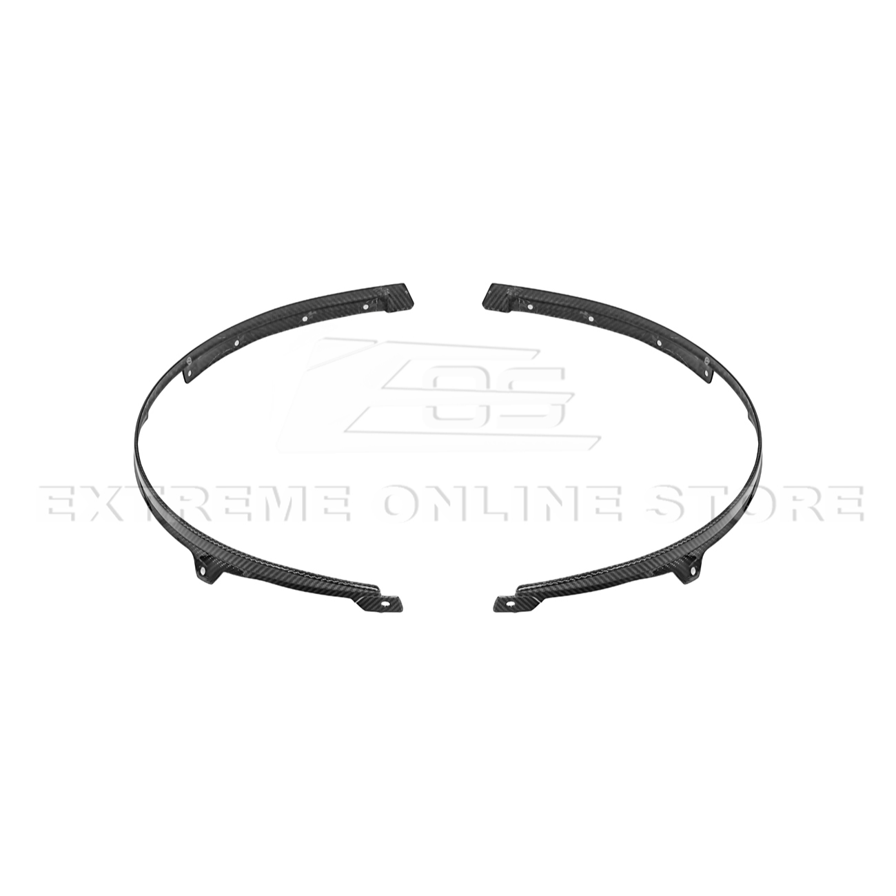 2024+ Ford Mustang DRY CARBON FIBER Fender Flares & Mud Flap