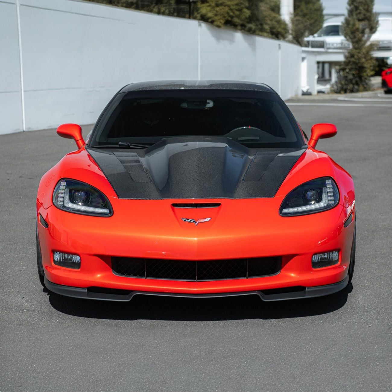Corvette C6 ZRA1 Style Front Bumper Lip Splitter