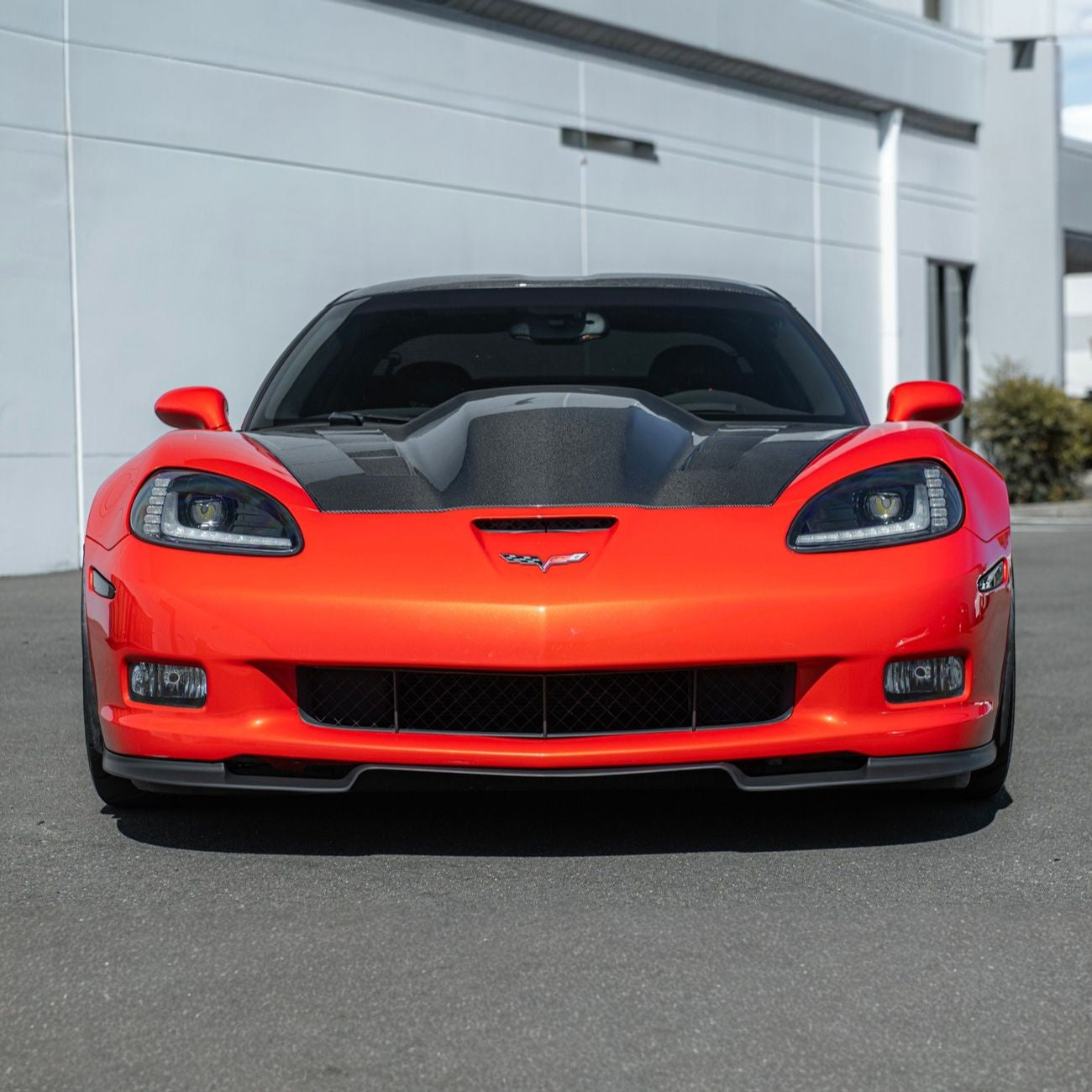 Corvette C6 ZRA1 Style Front Bumper Lip Splitter