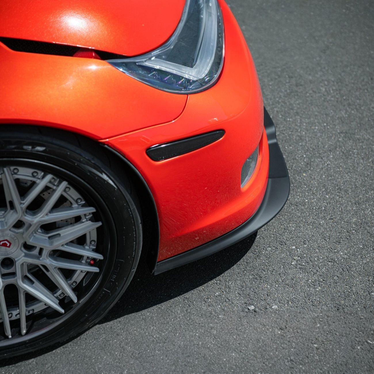 Corvette C6 ZRA1 Style Front Bumper Lip Splitter