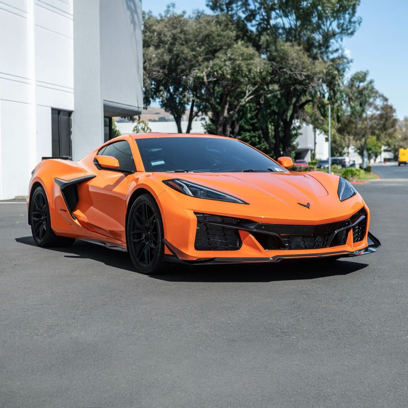 Corvette C8 Carbon Fiber Z07 Performance Package Front Splitter & Side Canards