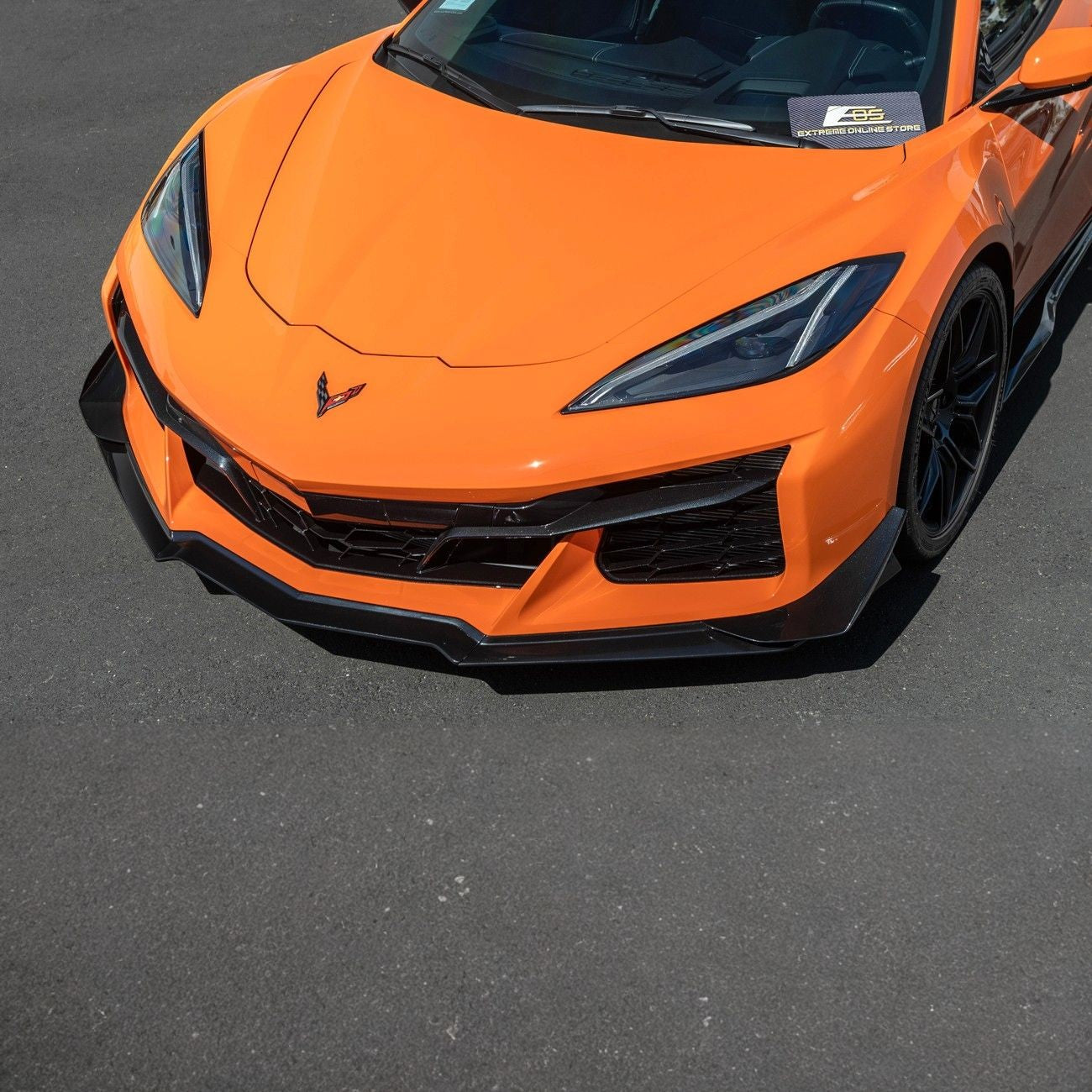 Corvette C8 Carbon Fiber Z07 Performance Package Front Splitter & Side Canards