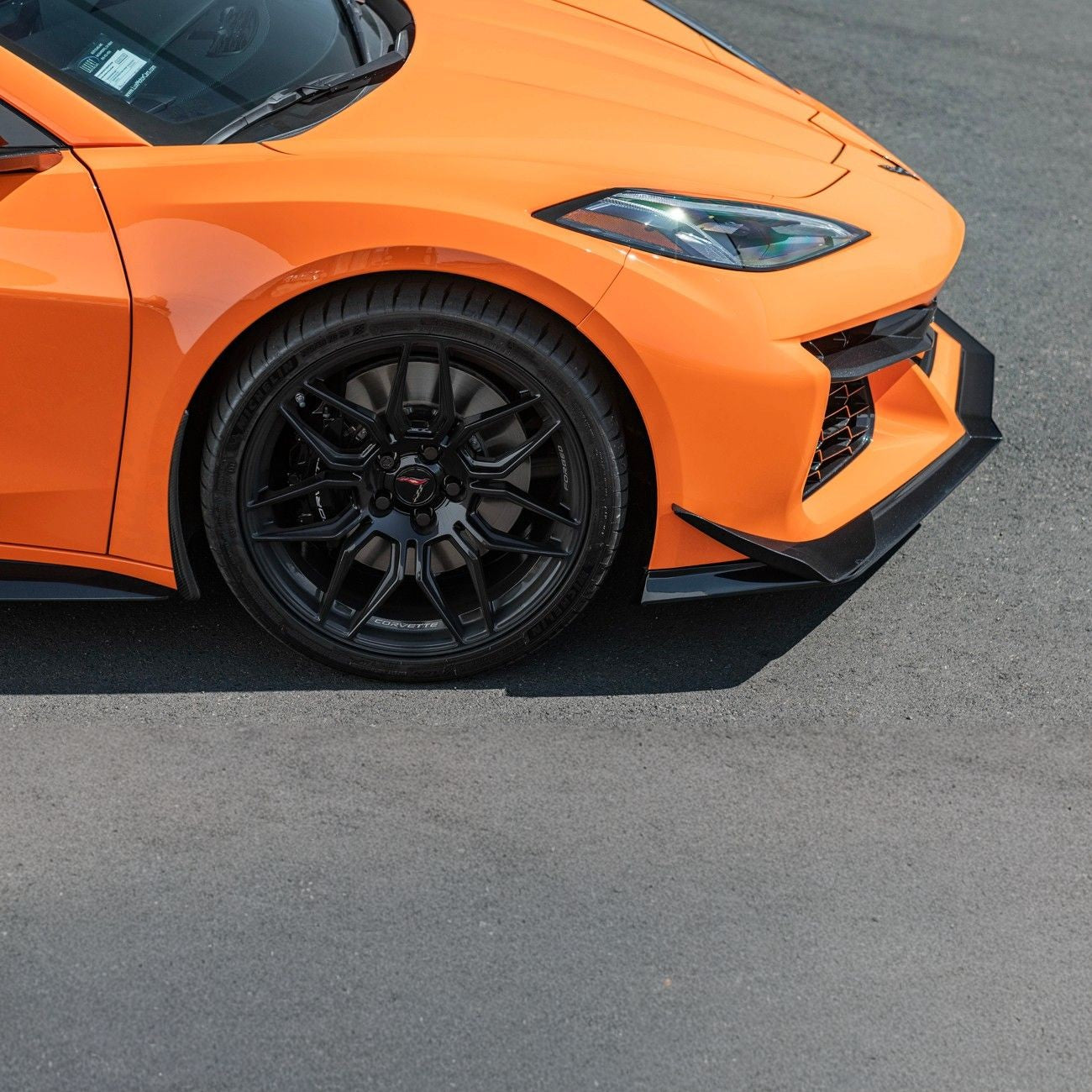 Corvette C8 Carbon Fiber Z07 Performance Package Front Splitter & Side Canards