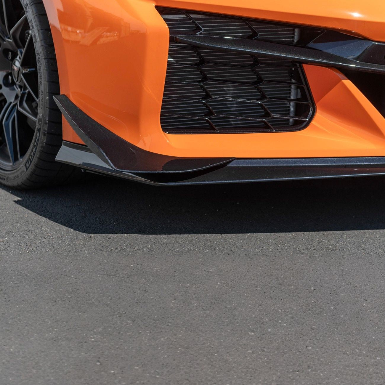 Corvette C8 Carbon Fiber Z07 Performance Package Front Splitter & Side Canards