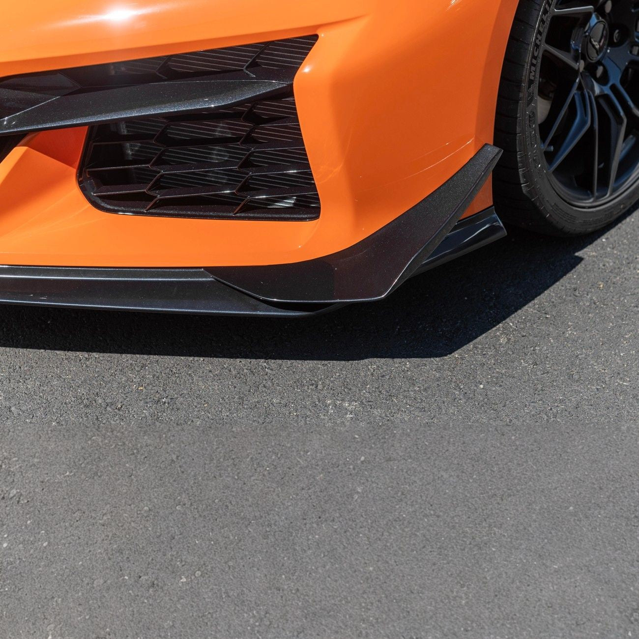 Corvette C8 Carbon Fiber Z07 Performance Package Front Splitter & Side Canards